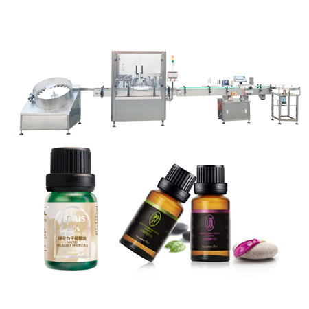 Линия розлива стеклянных флаконов для профессионального парфюмерного масла, укупорочная машина для флаконов по 10 мл