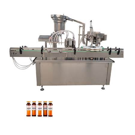 Автоматическая роторная машина для наполнения бутылок с оливковым маслом для приготовления пищи с 8 головками для жидкой воды
